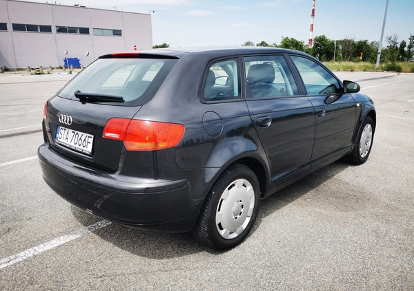 Audi A3 cena 21900 przebieg: 209000, rok produkcji 2008 z Miechów małe 301